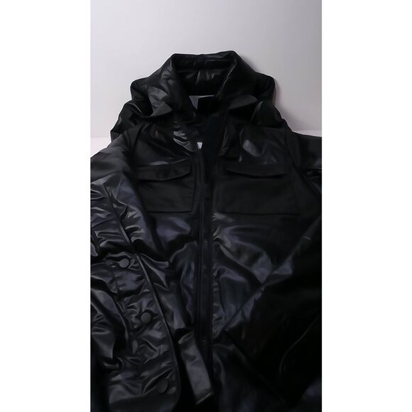 NIB Luxton Women's Teatherless Bomber Jacket Black 890 Black S P - Picture 11 of 16